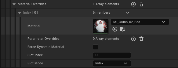Material Override